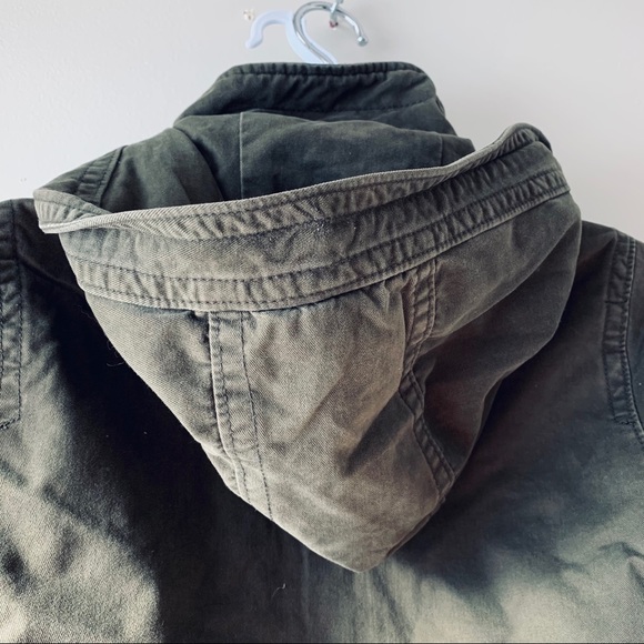 ABERCROMBIE KIDS military green jacket size XL - Picture 5 of 15